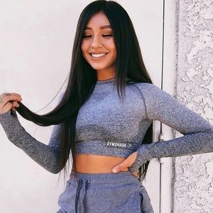 GymShark Ombré Seamless Crop NWOT